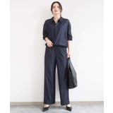 [SANAGARAシリーズ]デニムライク ワイドパンツ 接触冷感 | MK MICHEL KLEIN | 詳細画像54 