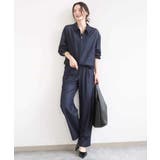 [SANAGARAシリーズ]デニムライク ワイドパンツ 接触冷感 | MK MICHEL KLEIN | 詳細画像56 