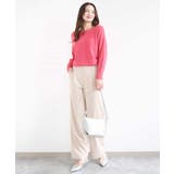 [SANAGARAシリーズ]デニムライク ワイドパンツ 接触冷感 | MK MICHEL KLEIN | 詳細画像6 