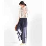 [SANAGARAシリーズ]デニムライク ワイドパンツ 接触冷感 | MK MICHEL KLEIN | 詳細画像71 