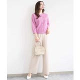 [SANAGARAシリーズ]デニムライク ワイドパンツ 接触冷感 | MK MICHEL KLEIN | 詳細画像9 