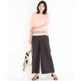 ストレッチツイル プルオンワイドパンツ/撥水/洗える | MK MICHEL KLEIN | 詳細画像13