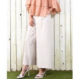 ストレッチツイル プルオンワイドパンツ/撥水/洗える | MK MICHEL KLEIN | 詳細画像14