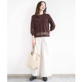 ストレッチツイル プルオンワイドパンツ/撥水/洗える | MK MICHEL KLEIN | 詳細画像3