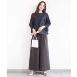 ストレッチツイル プルオンワイドパンツ/撥水/洗える | MK MICHEL KLEIN | 詳細画像30