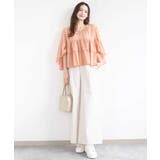 ストレッチツイル プルオンワイドパンツ/撥水/洗える | MK MICHEL KLEIN | 詳細画像35