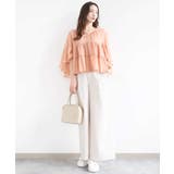 ストレッチツイル プルオンワイドパンツ/撥水/洗える | MK MICHEL KLEIN | 詳細画像36