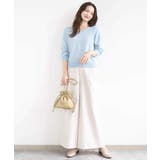 ストレッチツイル プルオンワイドパンツ/撥水/洗える | MK MICHEL KLEIN | 詳細画像39