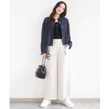 ストレッチツイル プルオンワイドパンツ/撥水/洗える | MK MICHEL KLEIN | 詳細画像6