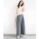 ストレッチ3タックワイドパンツ/洗える | MK MICHEL KLEIN | 詳細画像14 