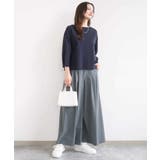 ストレッチ3タックワイドパンツ/洗える | MK MICHEL KLEIN | 詳細画像17 