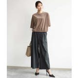 [洗える]ストレートワイドパンツ(チェック・無地) | MK MICHEL KLEIN | 詳細画像58 