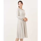 タックデザイン幾何柄ワンピース/洗える | MK MICHEL KLEIN | 詳細画像12 