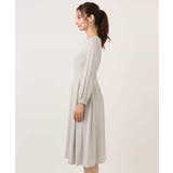 タックデザイン幾何柄ワンピース/洗える | MK MICHEL KLEIN | 詳細画像13 