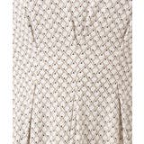 タックデザイン幾何柄ワンピース/洗える | MK MICHEL KLEIN | 詳細画像19 