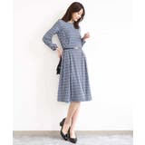 [イージーケア]幾何柄ジャージーワンピース/洗える | MK MICHEL KLEIN | 詳細画像11 