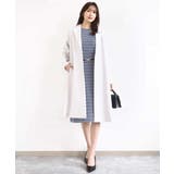 [イージーケア]幾何柄ジャージーワンピース/洗える | MK MICHEL KLEIN | 詳細画像12 