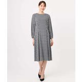 [イージーケア]幾何柄ジャージーワンピース/洗える | MK MICHEL KLEIN | 詳細画像14 