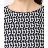 [イージーケア]幾何柄ジャージーワンピース/洗える | MK MICHEL KLEIN | 詳細画像17 