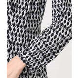 [イージーケア]幾何柄ジャージーワンピース/洗える | MK MICHEL KLEIN | 詳細画像19 