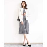 [イージーケア]幾何柄ジャージーワンピース/洗える | MK MICHEL KLEIN | 詳細画像6 