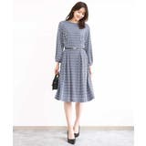 [イージーケア]幾何柄ジャージーワンピース/洗える | MK MICHEL KLEIN | 詳細画像8 