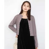 ドット釦コンパクトニットカーディガン/洗える | MK MICHEL KLEIN | 詳細画像10 