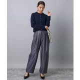 ドット釦コンパクトニットカーディガン/洗える | MK MICHEL KLEIN | 詳細画像5 