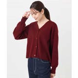 スムース編みVネックニットカーディガン/洗える | MK MICHEL KLEIN | 詳細画像15