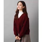 スムース編みVネックニットカーディガン/洗える | MK MICHEL KLEIN | 詳細画像16