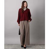 スムース編みVネックニットカーディガン/洗える | MK MICHEL KLEIN | 詳細画像17