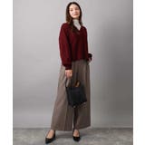 スムース編みVネックニットカーディガン/洗える | MK MICHEL KLEIN | 詳細画像18