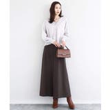 スムース編みVネックニットカーディガン/洗える | MK MICHEL KLEIN | 詳細画像3