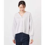 スムース編みVネックニットカーディガン/洗える | MK MICHEL KLEIN | 詳細画像7