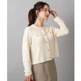 ミニブークレーカーディガン/洗える | MK MICHEL KLEIN | 詳細画像2