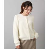 アイボリー | フェザーニットカーディガン/洗える | MK MICHEL KLEIN