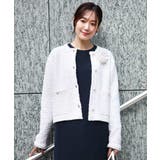 ニットツィードジャケット/洗える | MK MICHEL KLEIN | 詳細画像2 