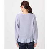 ペプラムデザインVネックニットカーディガン/洗える | MK MICHEL KLEIN | 詳細画像19 