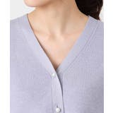 ペプラムデザインVネックニットカーディガン/洗える | MK MICHEL KLEIN | 詳細画像20 