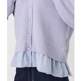 ペプラムデザインVネックニットカーディガン/洗える | MK MICHEL KLEIN | 詳細画像22 