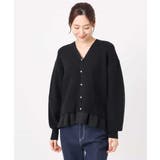 ペプラムデザインVネックニットカーディガン/洗える | MK MICHEL KLEIN | 詳細画像25 