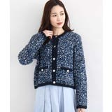 ツイードニットジャケット/洗える | MK MICHEL KLEIN | 詳細画像1 