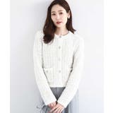 アイボリー | ツイードニットジャケット/洗える | MK MICHEL KLEIN