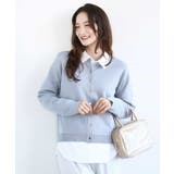 ジャケットライクニットカーディガン/洗える | MK MICHEL KLEIN | 詳細画像1 