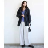 ドット釦Vネックカーディガン(無地・ボーダー)/洗える | MK MICHEL KLEIN | 詳細画像15 