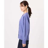 ドット釦Vネックカーディガン(無地・ボーダー)/洗える | MK MICHEL KLEIN | 詳細画像19 