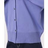 ドット釦Vネックカーディガン(無地・ボーダー)/洗える | MK MICHEL KLEIN | 詳細画像23 