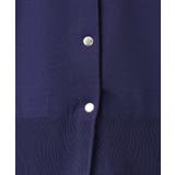 ドット釦Vネックカーディガン(無地・ボーダー)/洗える | MK MICHEL KLEIN | 詳細画像28 