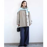 ドット釦Vネックカーディガン(無地・ボーダー)/洗える | MK MICHEL KLEIN | 詳細画像9 