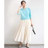 ドット釦ニットカーディガン/接触冷感/UVカット/洗える | MK MICHEL KLEIN | 詳細画像4 